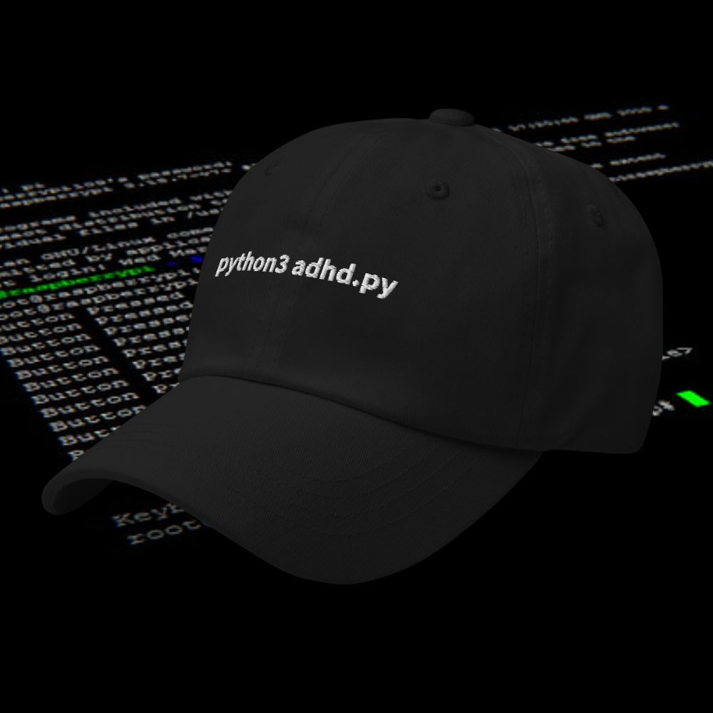 The runADHD hat