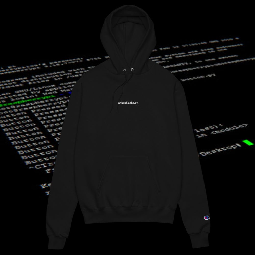 The runADHD hoodie