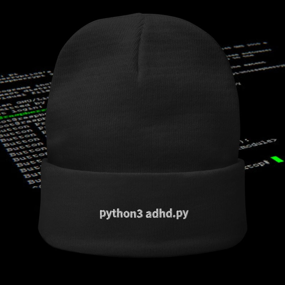 The runADHD beanie